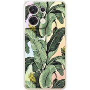 Прозорий чохол BoxFace OPPO Reno 8 5G Banana Leaves