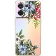 Прозорий чохол BoxFace OPPO Reno 8 5G Floral