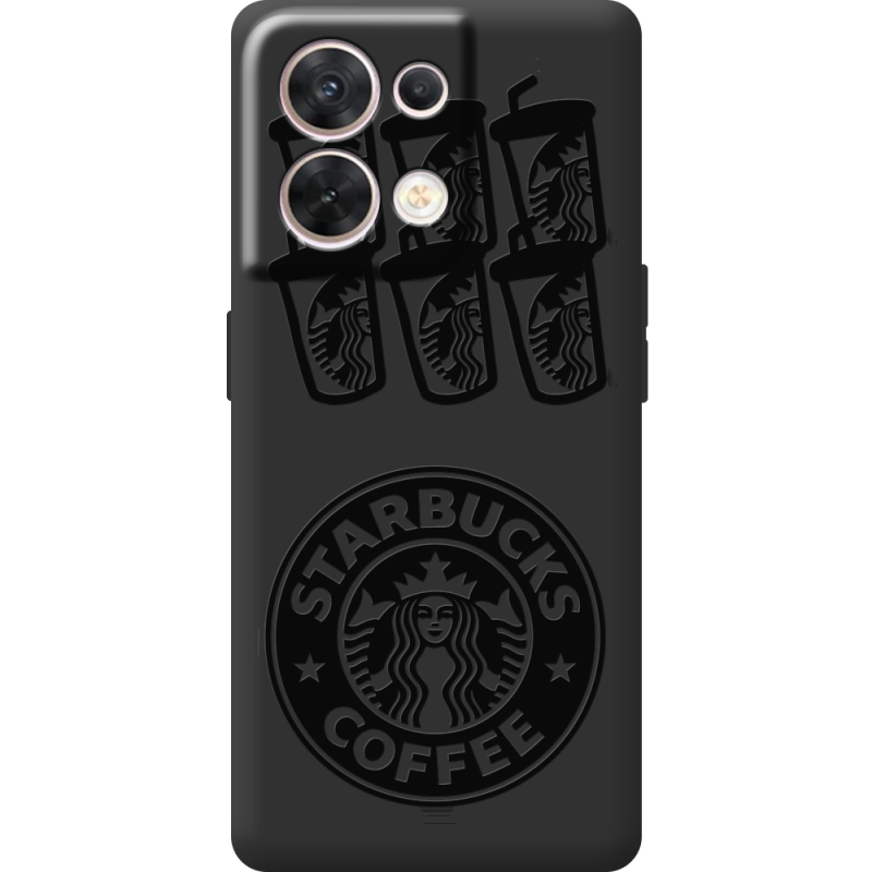 Чорний чохол BoxFace OPPO Reno 8 5G Black Coffee