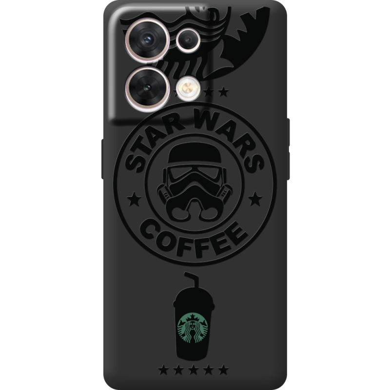 Чорний чохол BoxFace OPPO Reno 8 5G Dark Coffee