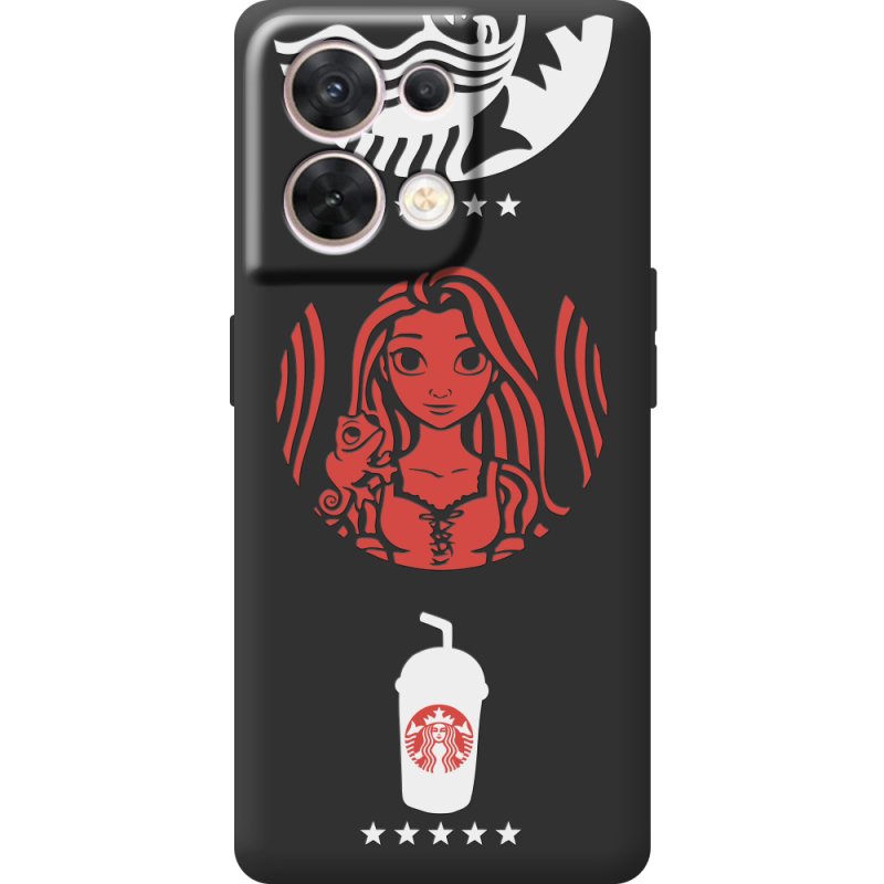 Чорний чохол BoxFace OPPO Reno 8 5G RedWhite Coffee