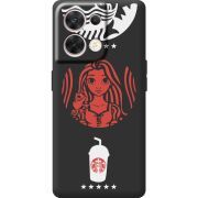 Чорний чохол BoxFace OPPO Reno 8 5G RedWhite Coffee