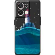 Чорний чохол BoxFace OPPO Reno 8 5G Lighthouse