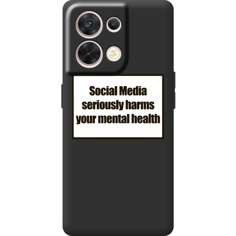 Чорний чохол BoxFace OPPO Reno 8 5G 