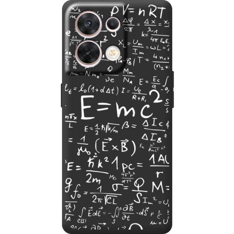 Чорний чохол BoxFace OPPO Reno 8 5G E=mc2