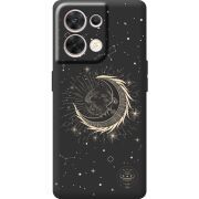 Чорний чохол BoxFace OPPO Reno 8 5G Moon