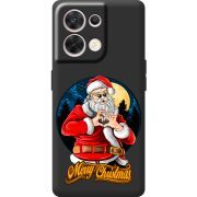 Чорний чохол BoxFace OPPO Reno 8 5G Cool Santa