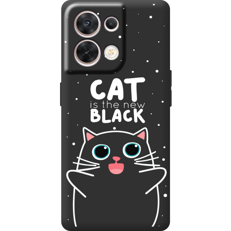 Чорний чохол BoxFace OPPO Reno 8 5G 