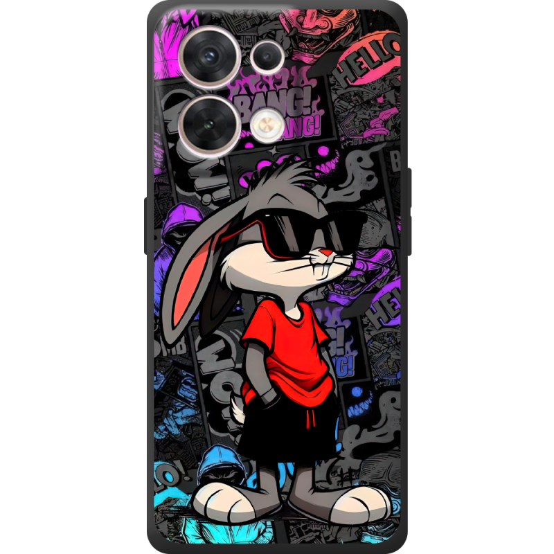 Чорний чохол BoxFace OPPO Reno 8 5G Малий вухань