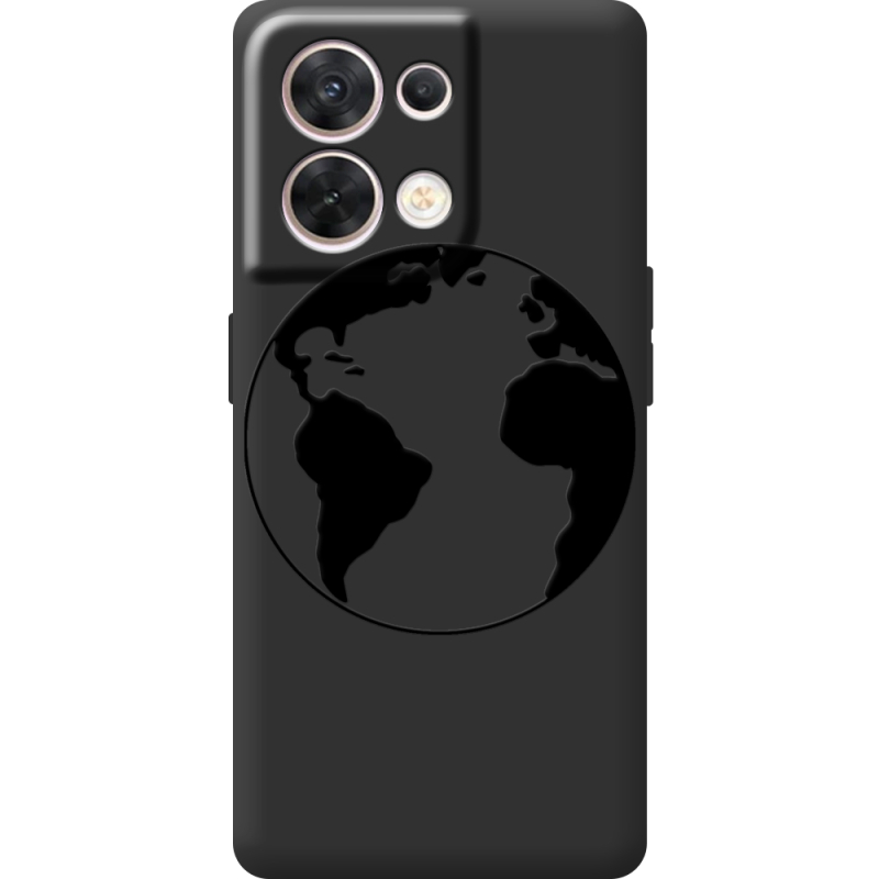 Чорний чохол BoxFace OPPO Reno 8 5G Earth