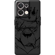 Чорний чохол BoxFace OPPO Reno 8 5G Bear King