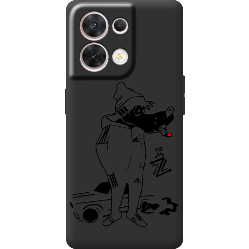 Чорний чохол BoxFace OPPO Reno 8 5G 