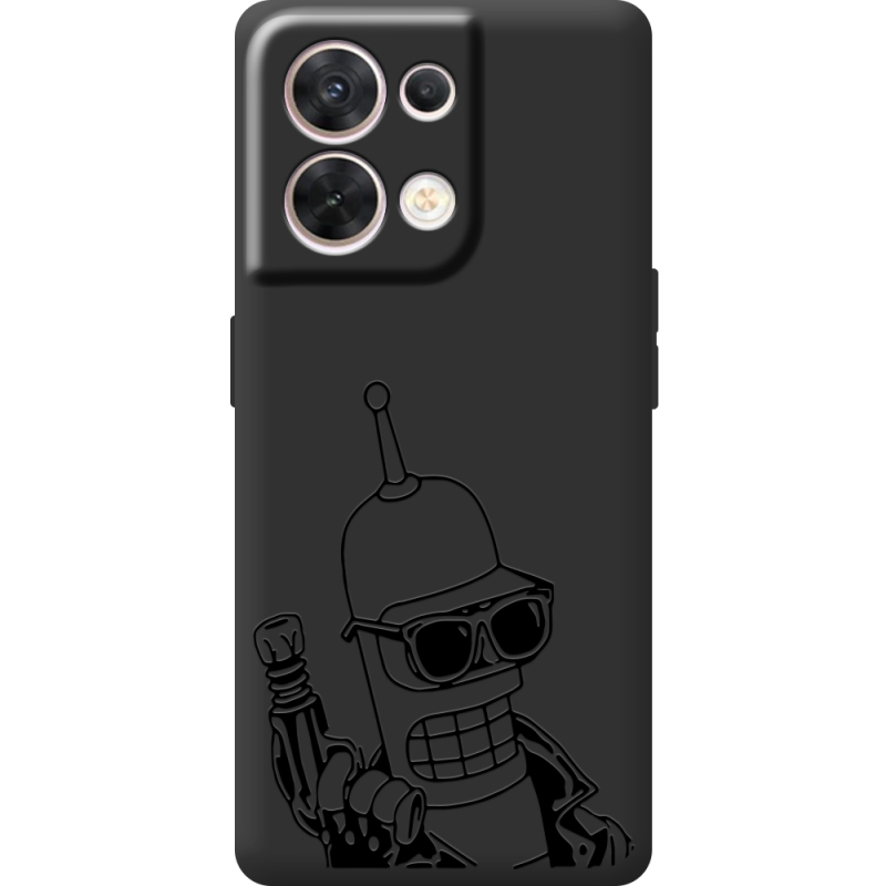 Чорний чохол BoxFace OPPO Reno 8 5G 