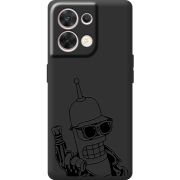 Чорний чохол BoxFace OPPO Reno 8 5G 