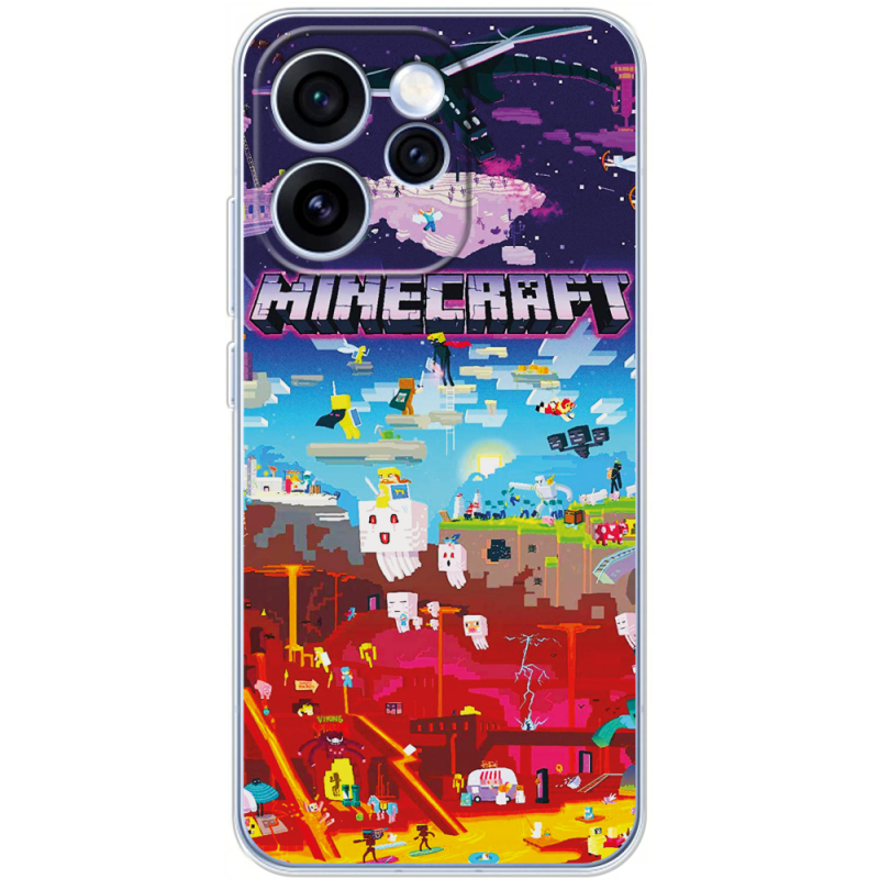 Чохол BoxFace OPPO Reno 15 Pro Minecraft World Beyond