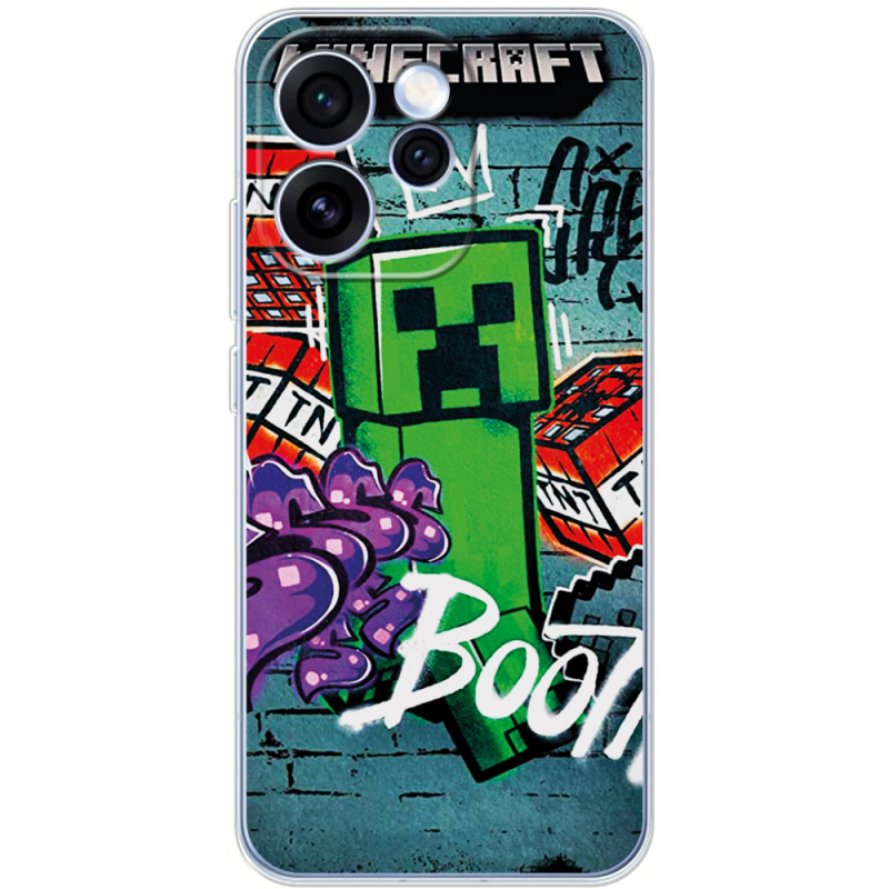 Чохол BoxFace OPPO Reno 15 Pro Minecraft Graffiti