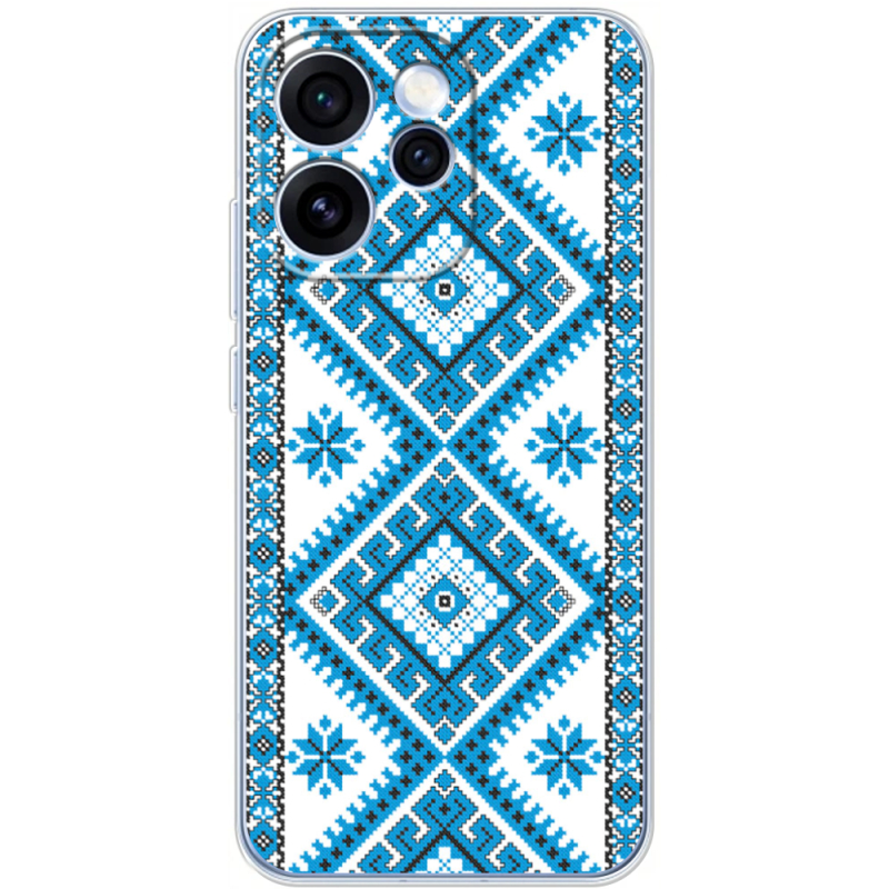 Чохол BoxFace OPPO Reno 15 Pro Блакитний Орнамент