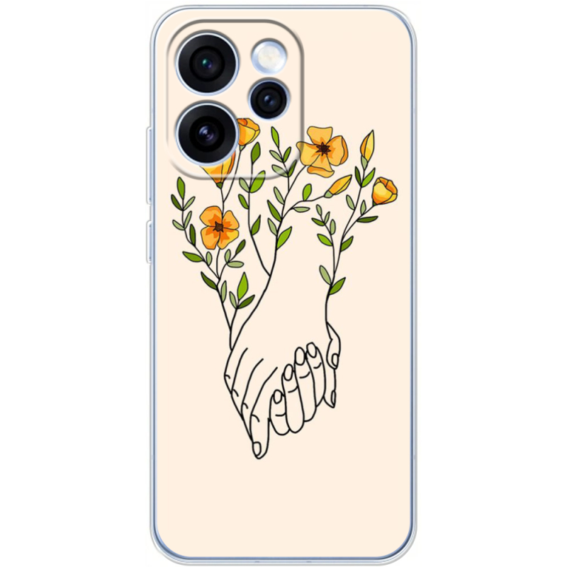 Чохол BoxFace OPPO Reno 15 Pro Flower Hands