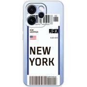 Прозорий чохол BoxFace OPPO Reno 15 Pro Ticket New York