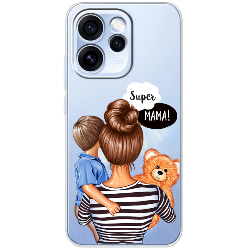 Прозорий чохол BoxFace OPPO Reno 15 Pro Super Mama and Son