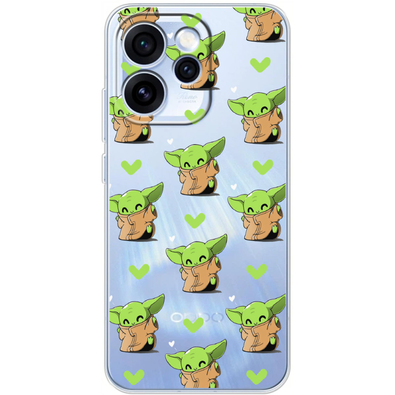 Прозорий чохол BoxFace OPPO Reno 15 Pro Pattern Baby Yoda