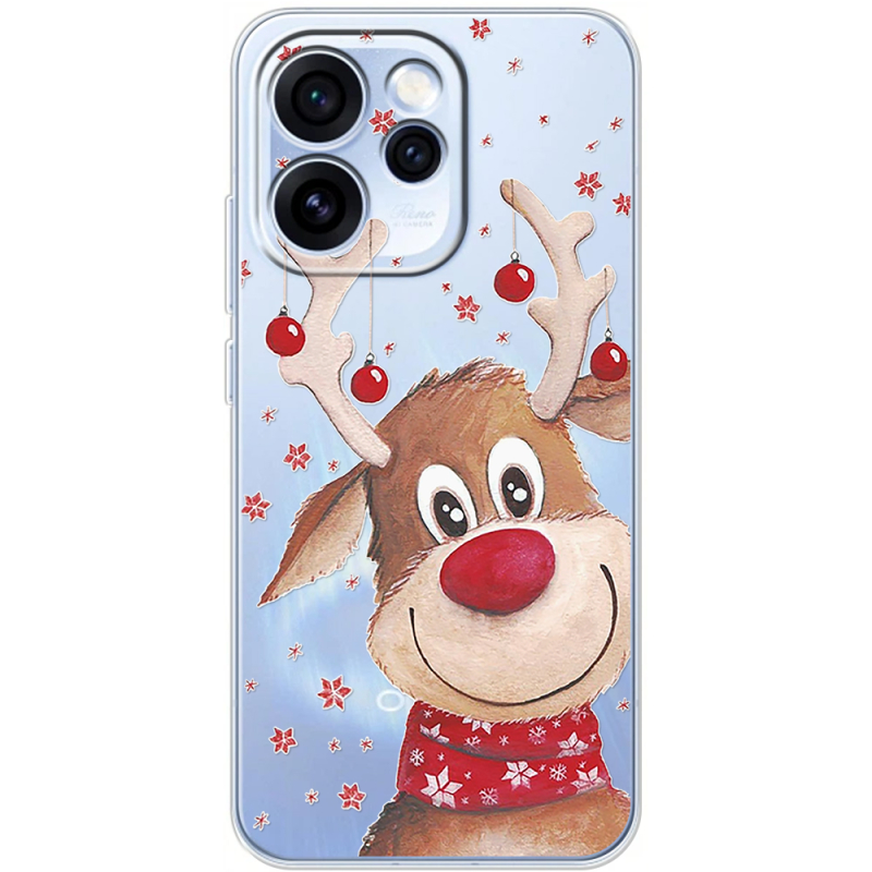 Прозорий чохол BoxFace OPPO Reno 15 Pro Winter Deer