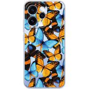Прозорий чохол BoxFace OPPO Reno 15 Pro Butterfly Morpho