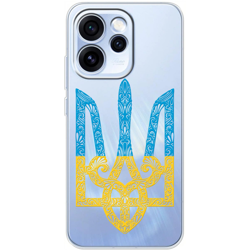 Прозорий чохол BoxFace OPPO Reno 15 Pro Gold Trident