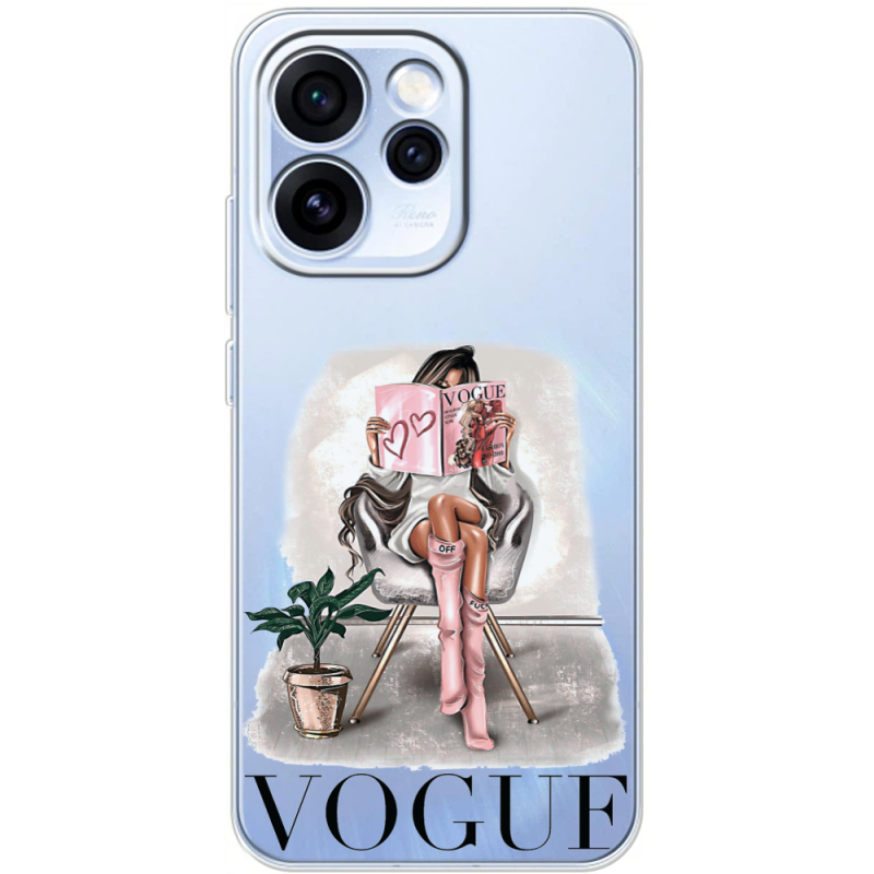 Прозорий чохол BoxFace OPPO Reno 15 Pro VOGUE