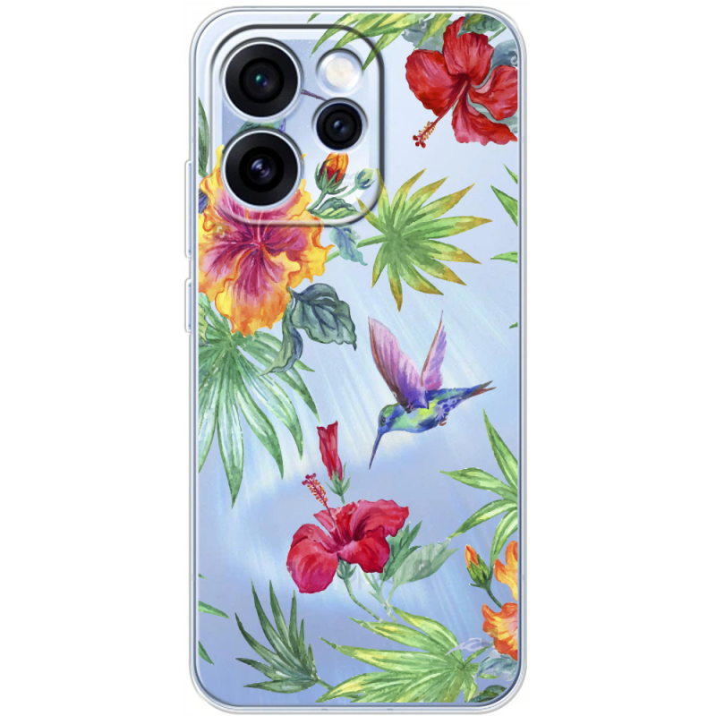 Прозорий чохол BoxFace OPPO Reno 15 Pro Tropical