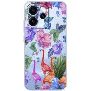 Прозорий чохол BoxFace OPPO Reno 15 Pro Flamingo