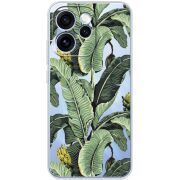 Прозорий чохол BoxFace OPPO Reno 15 Pro Banana Leaves