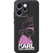 Чорний чохол BoxFace OPPO Reno 15 Pro Pink Karl