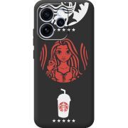 Чорний чохол BoxFace OPPO Reno 15 Pro RedWhite Coffee