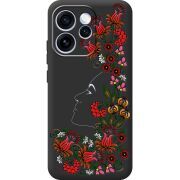 Чорний чохол BoxFace OPPO Reno 15 Pro 3D Ukrainian Muse