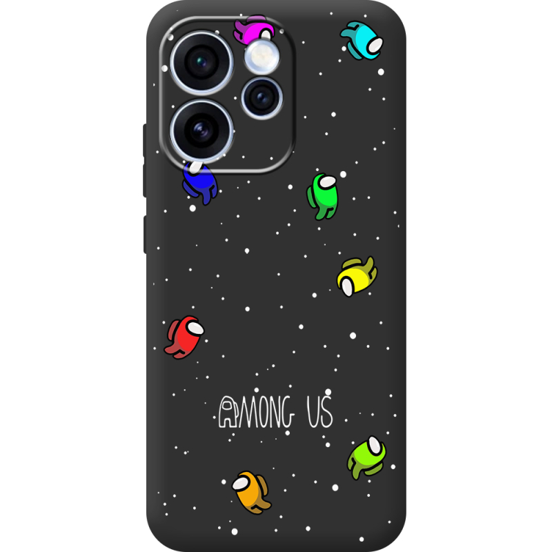 Чорний чохол BoxFace OPPO Reno 15 Pro Among Us Invisible