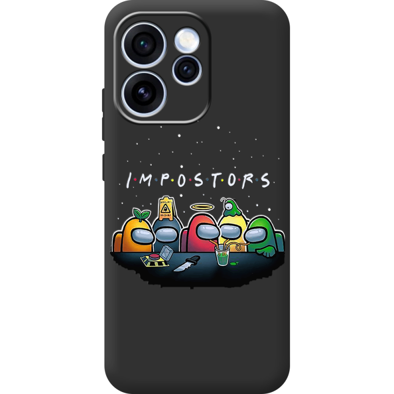 Чорний чохол BoxFace OPPO Reno 15 Pro Among Us Impostors