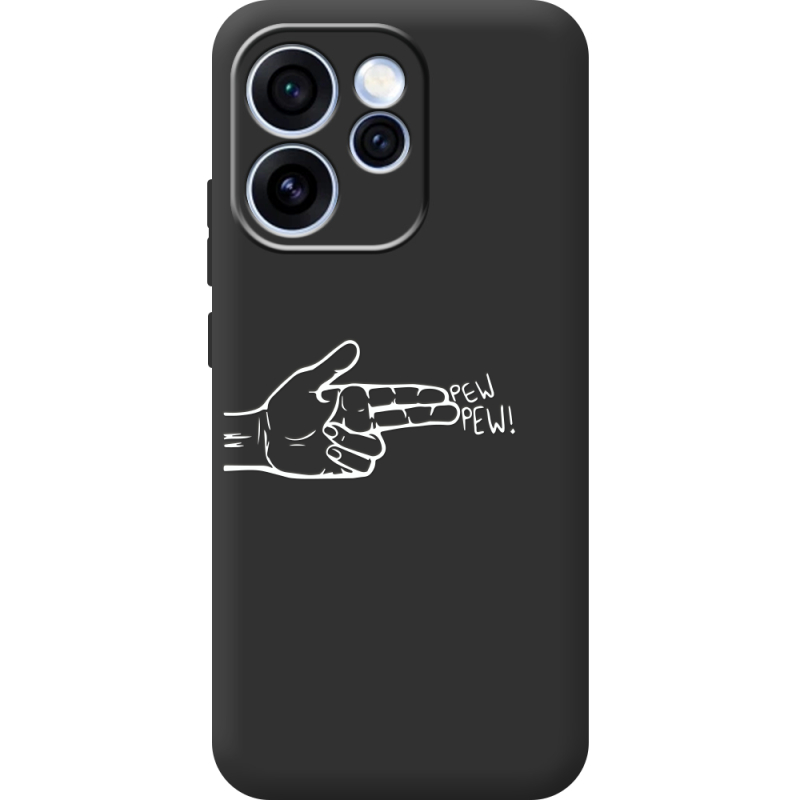 Чорний чохол BoxFace OPPO Reno 15 Pro Pew Pew