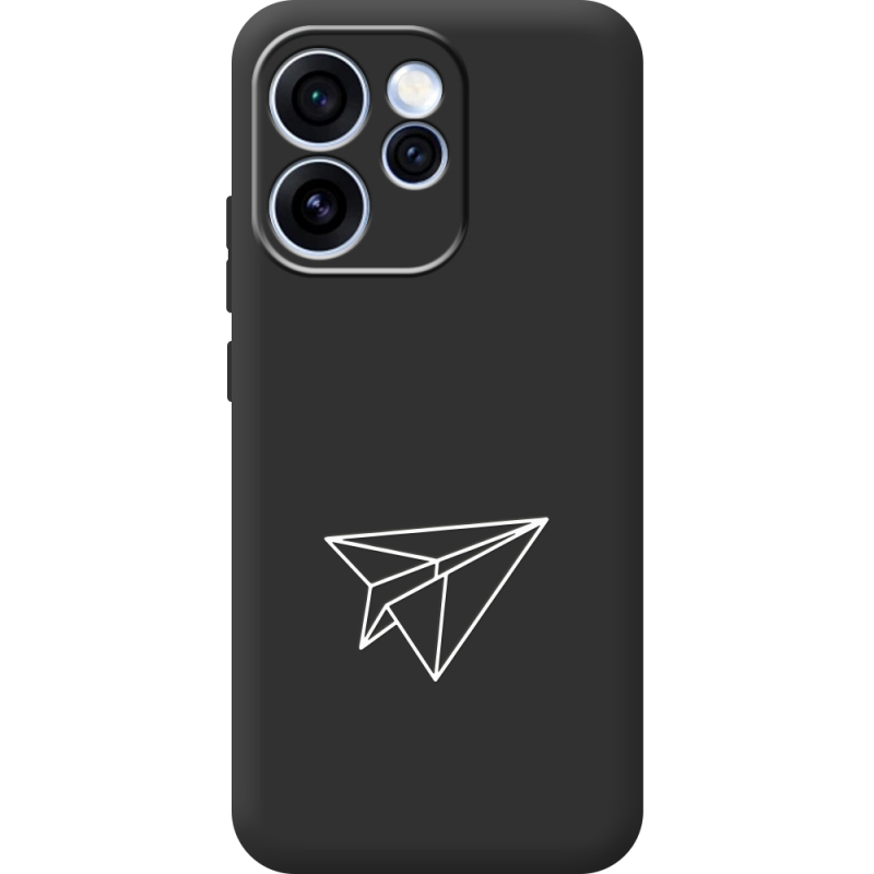 Чорний чохол BoxFace OPPO Reno 15 Pro Paper Plane