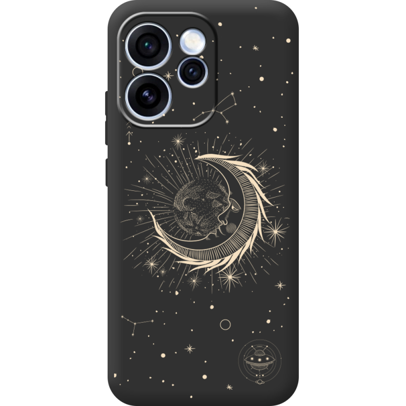 Чорний чохол BoxFace OPPO Reno 15 Pro Moon