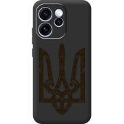 Чорний чохол BoxFace OPPO Reno 15 Pro Ukrainian Trident