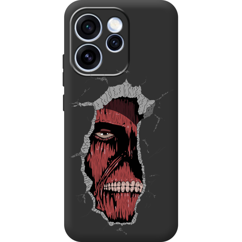 Чорний чохол BoxFace OPPO Reno 15 Pro Нападение на Титана