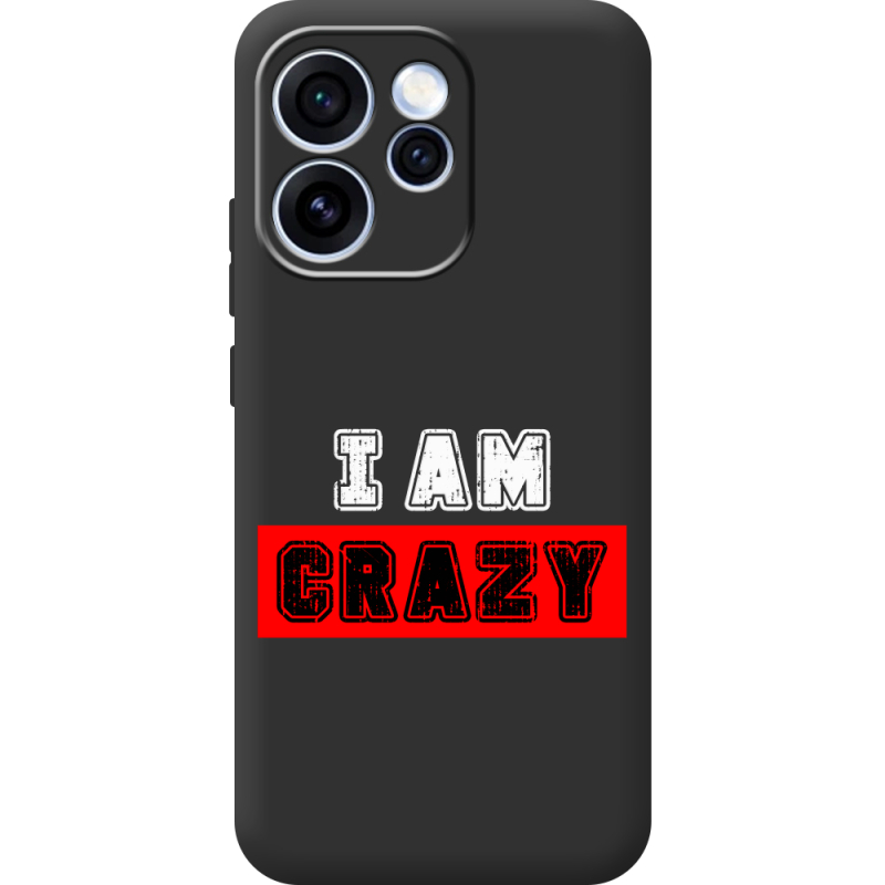 Чорний чохол BoxFace OPPO Reno 15 Pro I'm Crazy