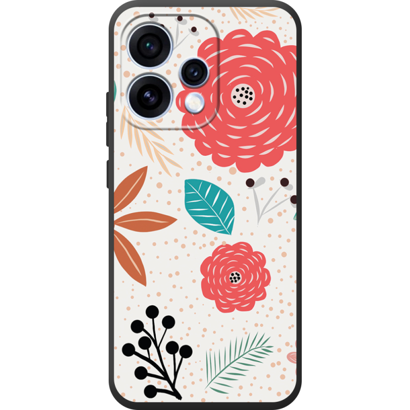 Чохол BoxFace OPPO Reno 15 Line Flowers