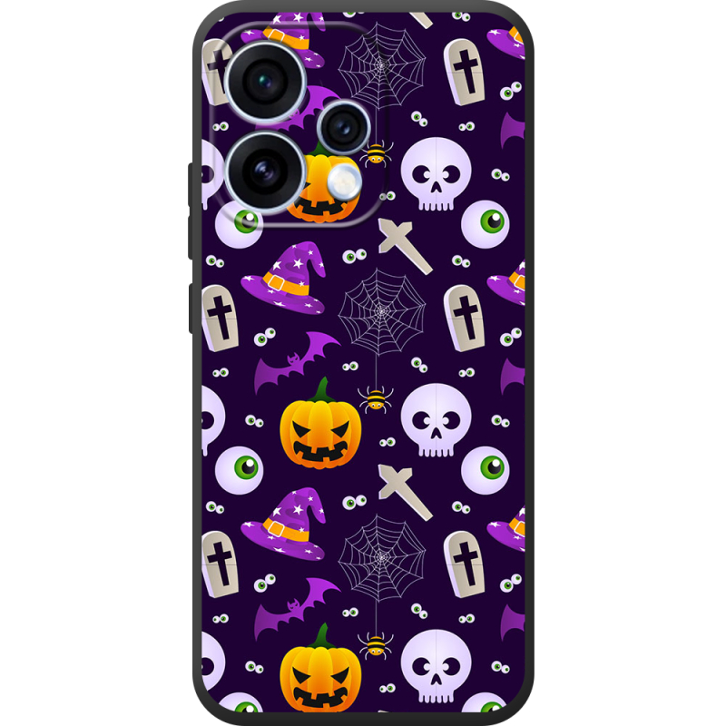 Чохол BoxFace OPPO Reno 15 Halloween Purple Mood