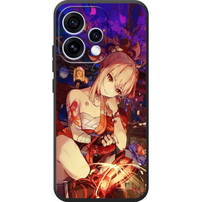 Чохол BoxFace OPPO Reno 15 Genshin Ёимия с огоньком