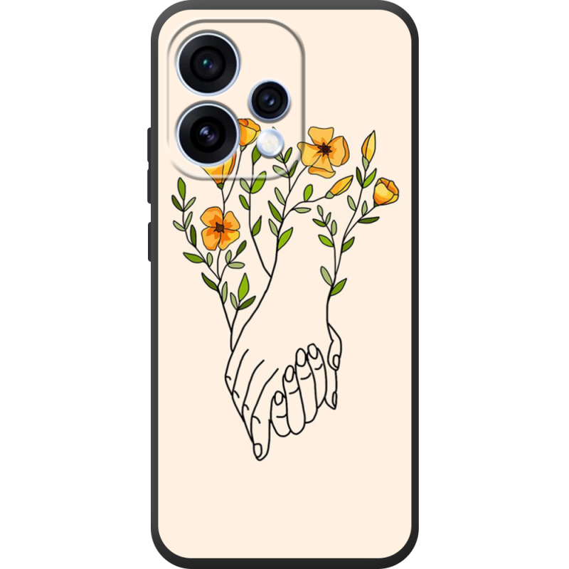 Чохол BoxFace OPPO Reno 15 Flower Hands