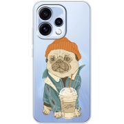 Прозорий чохол BoxFace OPPO Reno 15 Dog Coffeeman