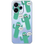 Прозорий чохол BoxFace OPPO Reno 15 с 3D-глазками HIYA