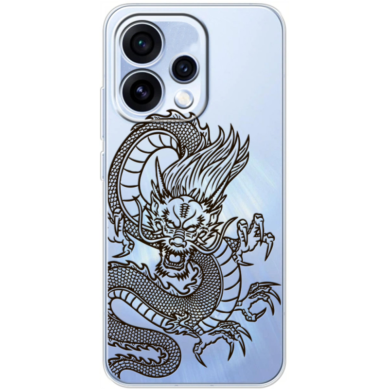 Прозорий чохол BoxFace OPPO Reno 15 Chinese Dragon